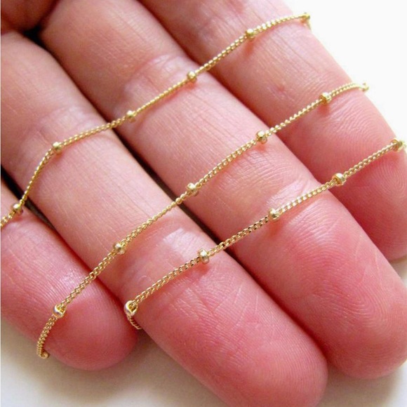 💗BACK IN STOCK!! Gold Dipped Charms on  16” Satellite Chain - Picture 5 of 8